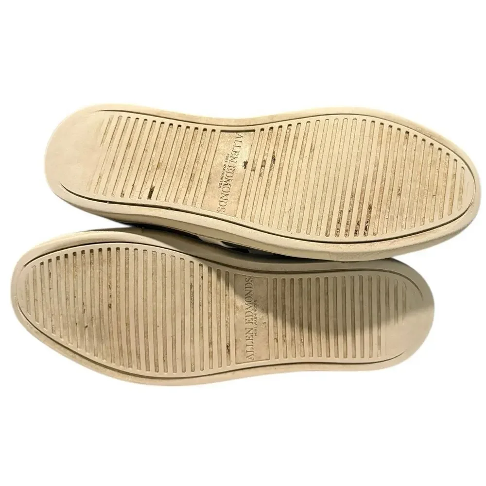 Allen Edmonds Men’s Courtside Signature Suede Sneakers Size 10.5 E Grey Vintage